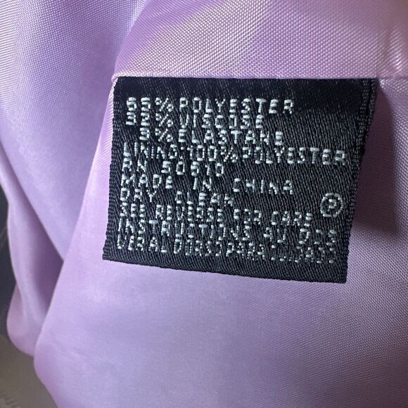 Anne Klein New York Executive Collection Pinstripe One Button Jacket Size 8P‎ - Picture 15 of 15